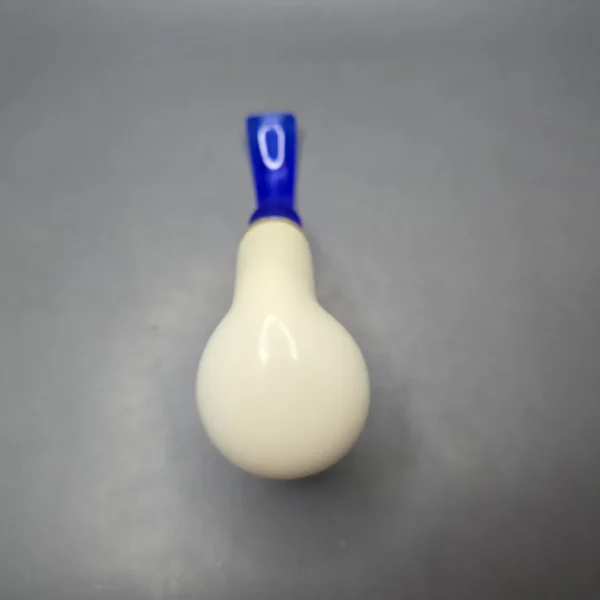 MBSD Meerschaum Silver Smooth Brandy Reverse Calabash Block Meerschaum Pipe, New - Image 11