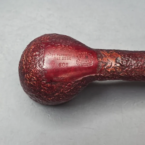 Peterson 2026 St Patrick's Day 608 Sandblasted Pot Briar Pipe, New - Image 5