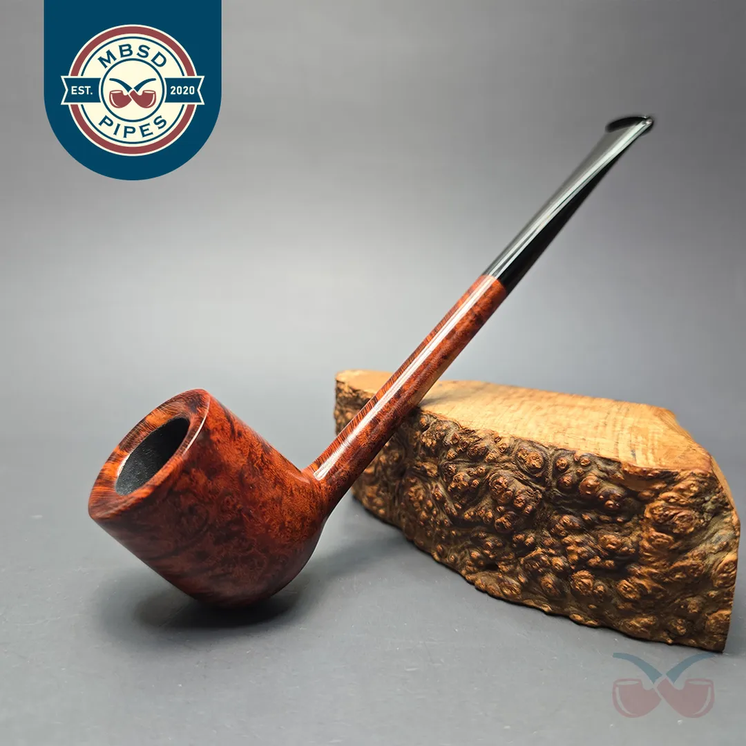 Walt Cannoy Cardinal House Langford Smooth Pencil Shank Billiard (New)