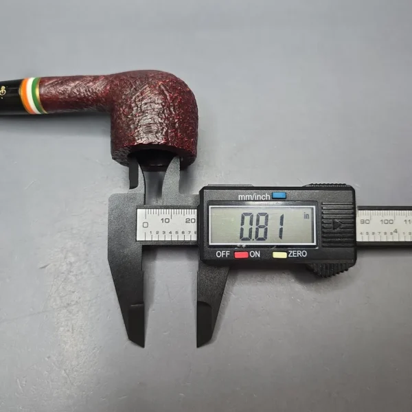 Peterson 2026 St Patrick's Day 608 Sandblasted Pot Briar Pipe, New - Image 3