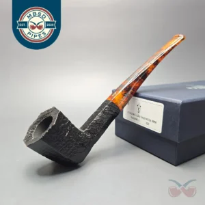 Savinelli Ottagono Long II Sandblasted Panel Dublin Briar Pipe, New, 6mm