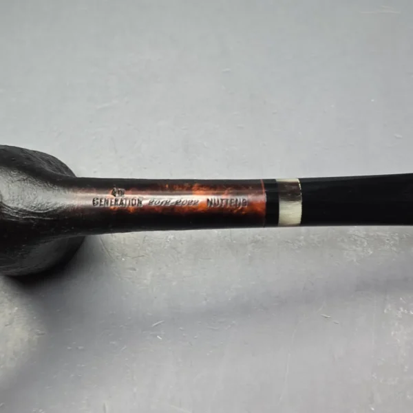 4th Generation (by Bruno Nuttens) 10th Anniversary Sandblasted Stacked Dublin Estate Briar Pipe, Unsmoked - Image 11