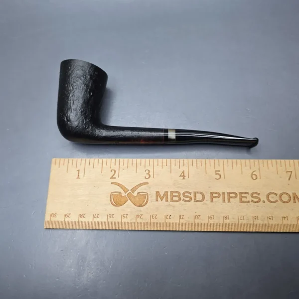 4th Generation (by Bruno Nuttens) 10th Anniversary Sandblasted Stacked Dublin Estate Briar Pipe, Unsmoked - Image 12