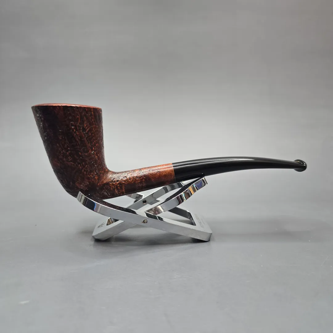 Bruno Nuttens Heritage H1 Partially Sandblasted Dublin Estate Briar Pipe, French Estates - Image 2