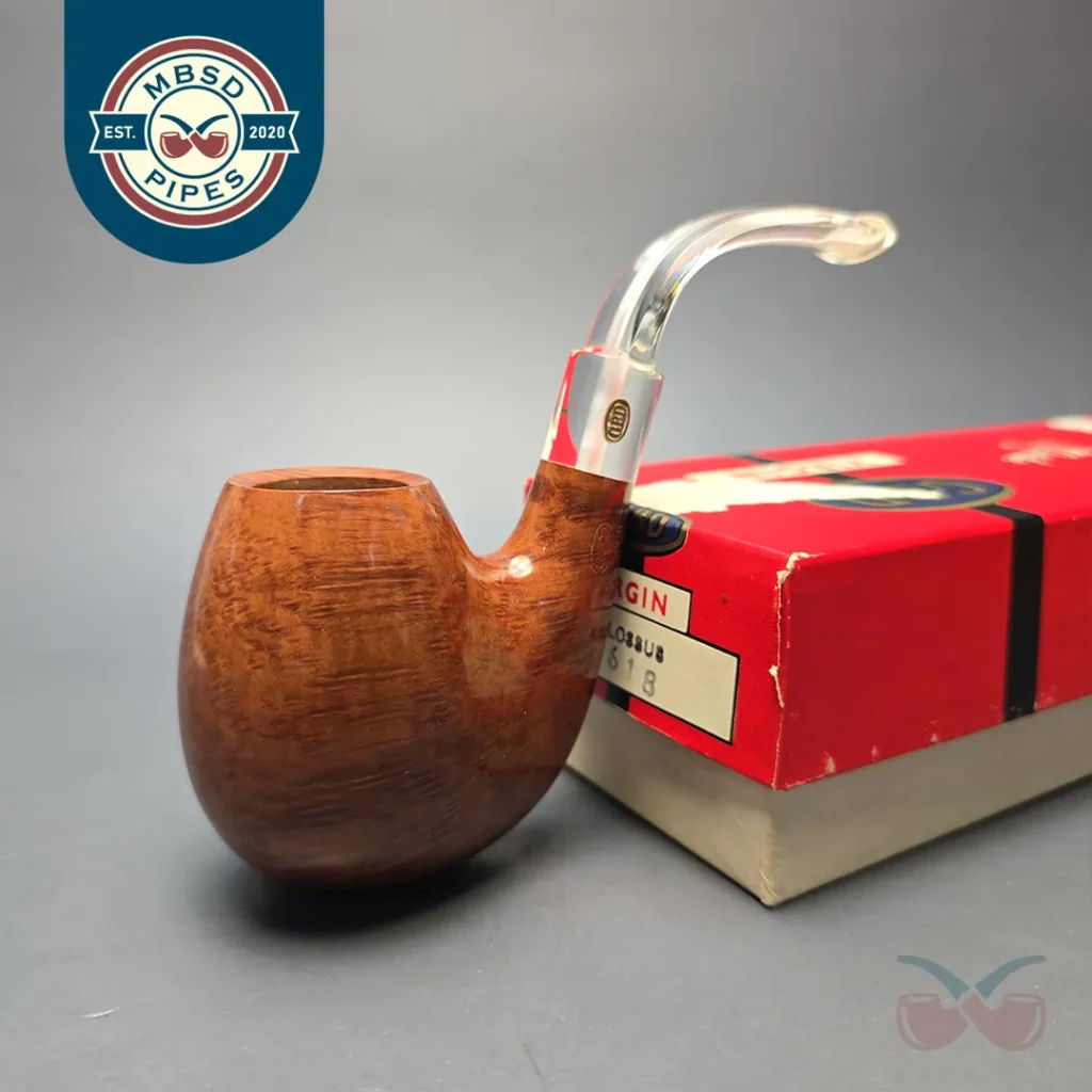 GBD (Pre-1980s) Virgin Colossus 9618 Smooth Oom Paul with Perspex Mouthpiece (Unsmoked Estate)