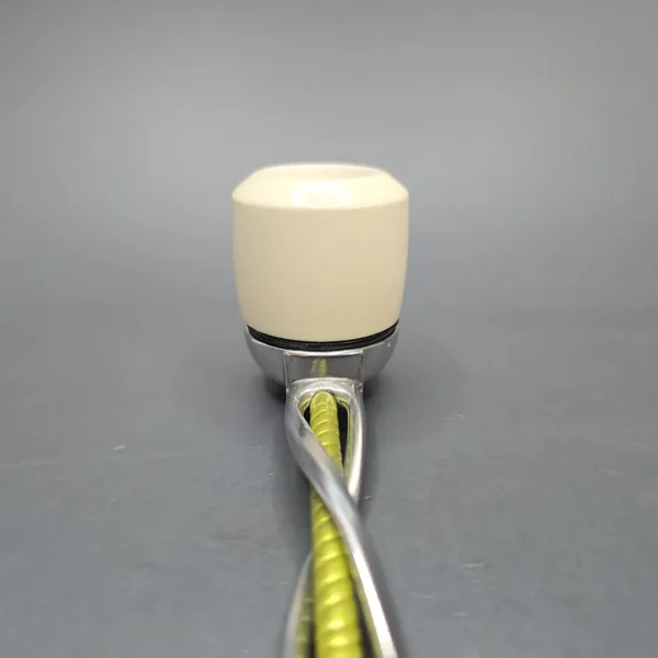 Falcon Shillelagh Green w/ MBSD Meerschaum Billiard Block Meerschaum Bowl Pipe, New - Image 6