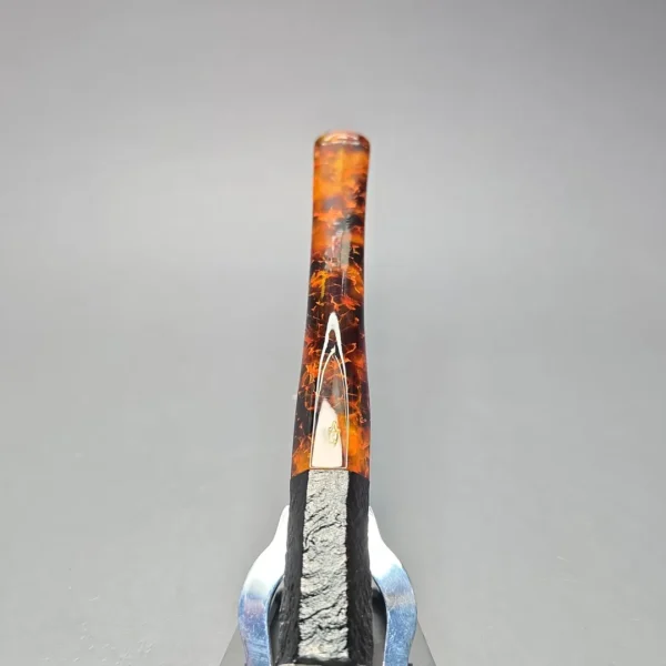 Savinelli Ottagono Long II Sandblasted Panel Dublin Briar Pipe, New, 6mm - Image 6