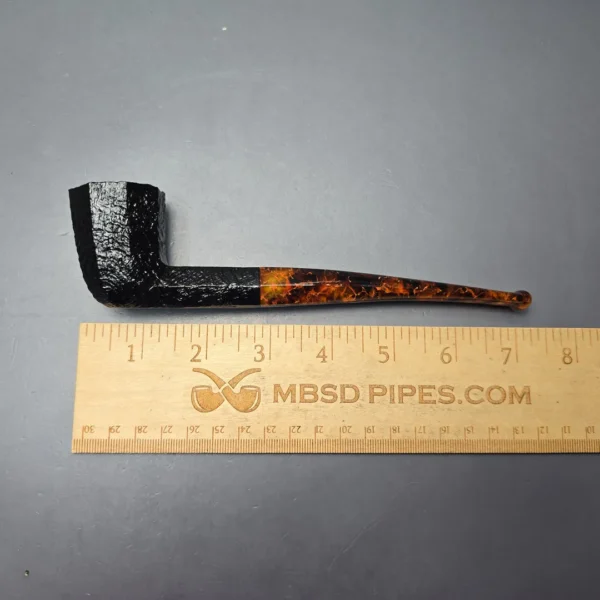 Savinelli Ottagono Long II Sandblasted Panel Dublin Briar Pipe, New, 6mm - Image 13