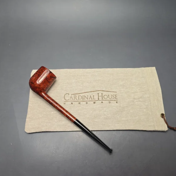 Walt Cannoy Cardinal House Langford Smooth Pencil Shank Billiard (New) - Image 14