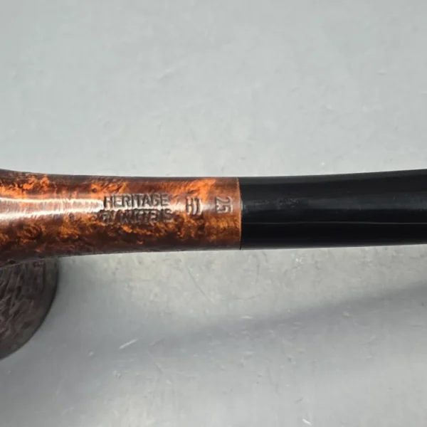 Bruno Nuttens Heritage H1 Partially Sandblasted Dublin Estate Briar Pipe, French Estates - Image 11