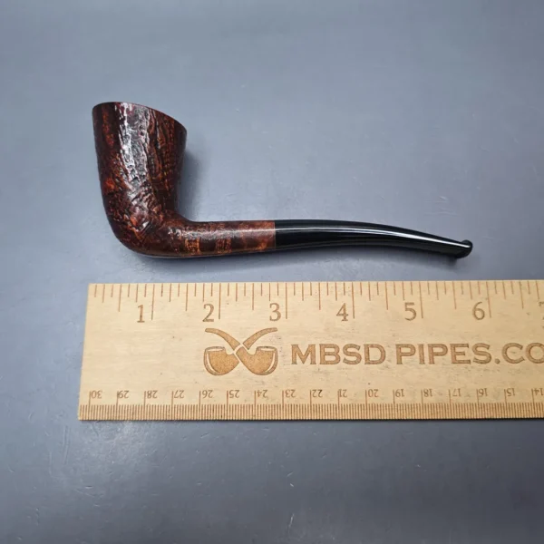 Bruno Nuttens Heritage H1 Partially Sandblasted Dublin Estate Briar Pipe, French Estates - Image 12