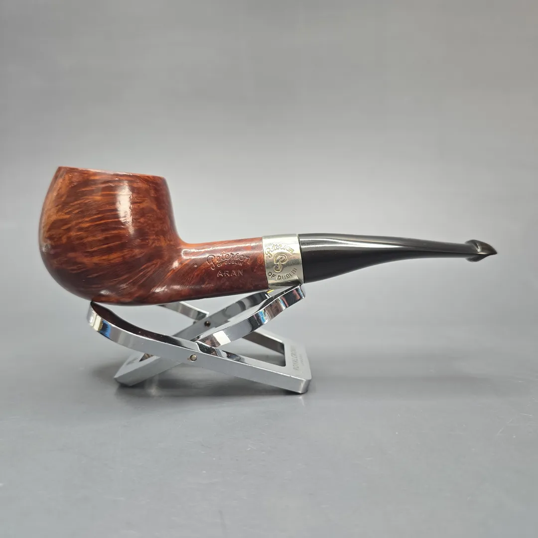 Peterson Aran Nickel Mounted 408 Smooth Author (Estate) - Image 2