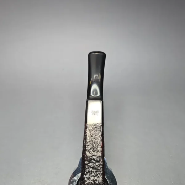 Ben Wade (Peter Wilson) XL Sandblasted Panel Shank Dublin Estate Briar Pipe, Unsmoked - Image 8