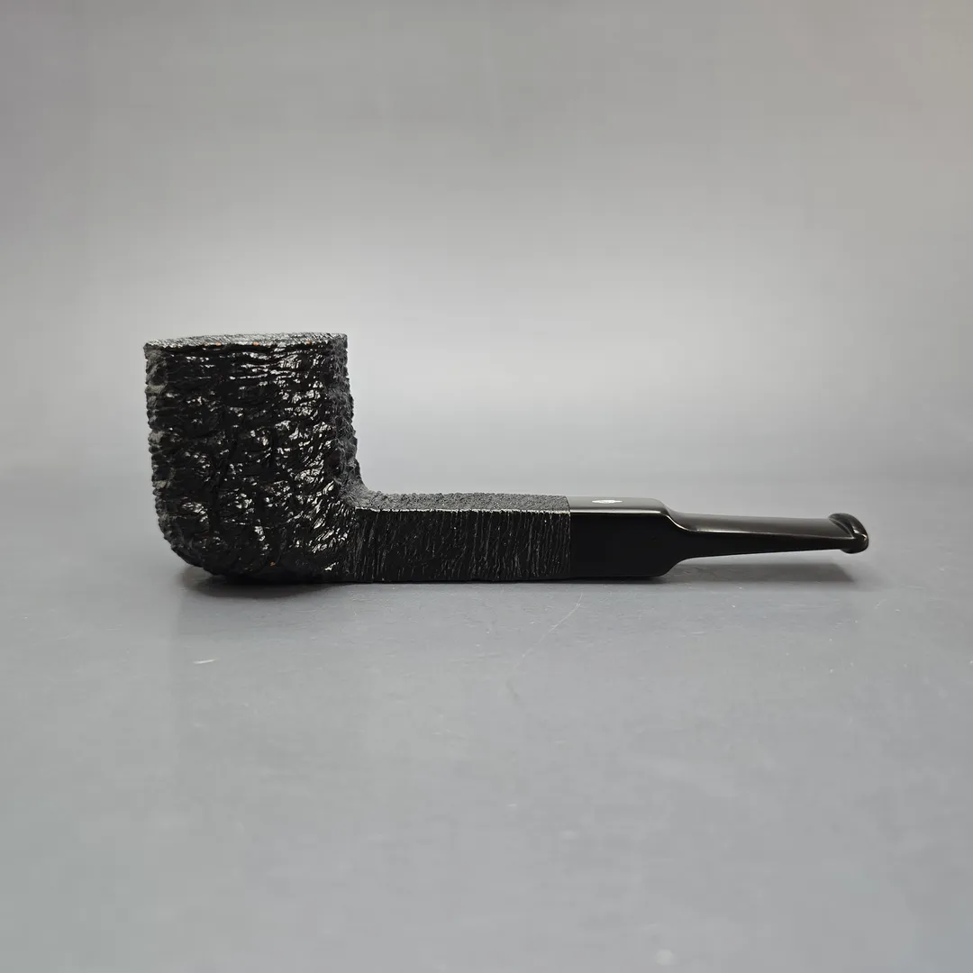 Savinelli 150th Anniversary Capri Root Briar 515 KS Rusticated Bent Billiard Briar Pipe, New - Image 2