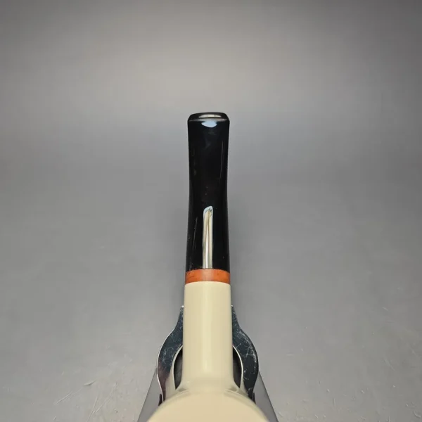 MBSD Meerschaum Deluxe Smooth "Whittler" Poker with Briar-Mortise (New) - Image 8