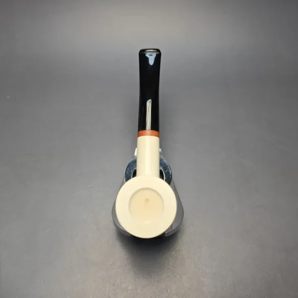 MBSD Meerschaum Deluxe Smooth "Whittler" Poker with Briar-Mortise (New) - Image 9