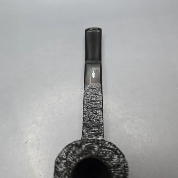 Savinelli 150th Anniversary Capri Root Briar 515 KS Rusticated Bent Billiard Briar Pipe, New - Image 8