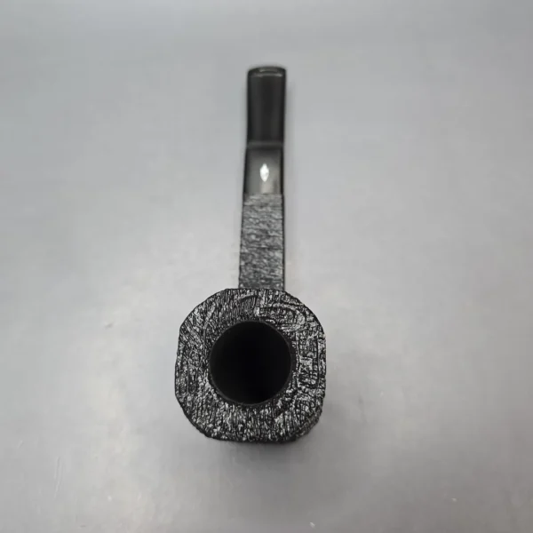 Savinelli 150th Anniversary Capri Root Briar 515 KS Rusticated Bent Billiard Briar Pipe, New - Image 9