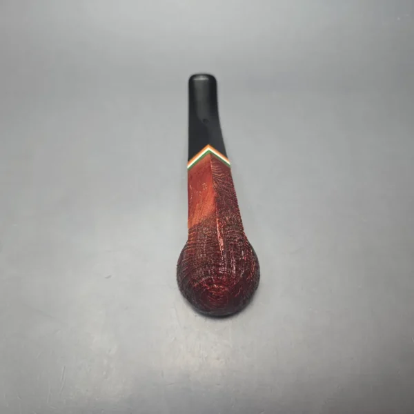 Peterson 2026 St Patrick's Day 80s Sandblasted Bent Bulldog Briar Pipe, New - Image 10