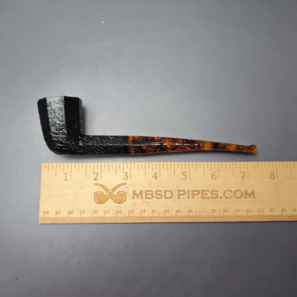 Savinelli Ottagono Long II Sandblasted Panel Dublin Briar Pipe, New, 6mm - Image 13