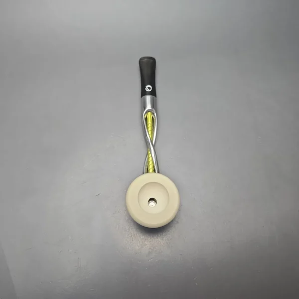 Falcon Shillelagh Green w/ MBSD Meerschaum Dublin Meerschaum Bowl Pipe, New - Image 9