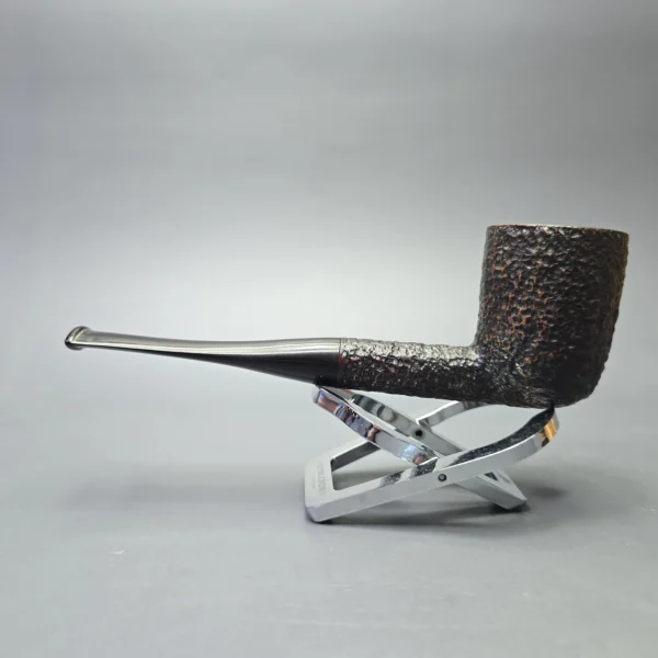 Savinelli Oscar Aged Briar 412 KS Rusticated Dublin (Estate) - Image 4