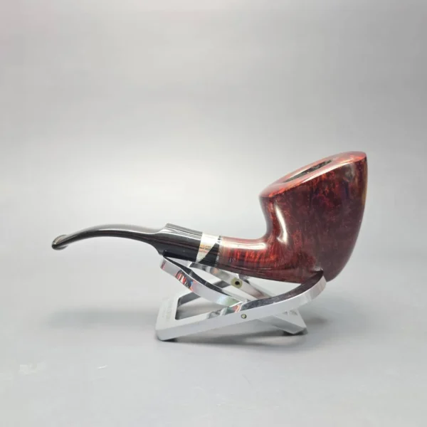 Stanwell (Pre-2010) Black 'n Silver 19 Smooth Dublin w/ Silver Estate Briar Pipe, Unsmoked - Image 3