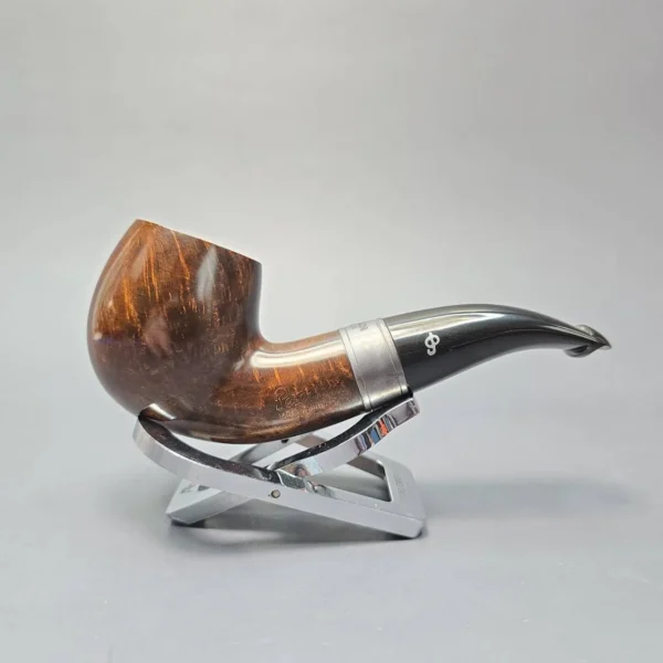 Peterson 160th Anniversary Pat. B Dark Smooth Bent Billiard Briar Pipe, New - Image 3