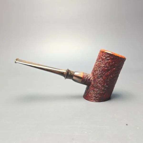 Pipe Tristan Partially Sandblasted Poker with Horn (New) - Image 4