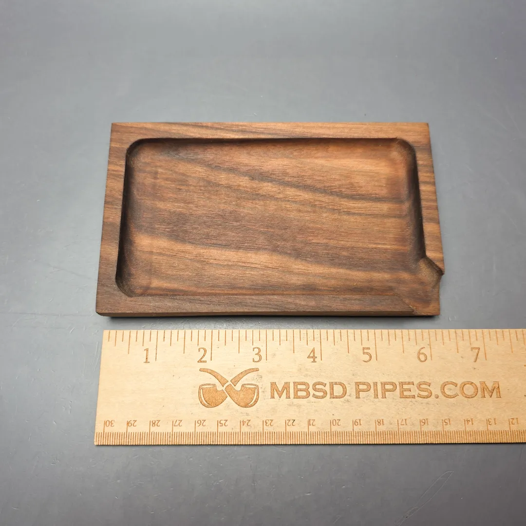 BGWoodworx Small Walnut Wood Tobacco Tray (New) - Image 2
