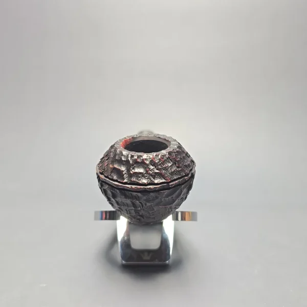 Peterson 2026 Pipe of the Year Rusticated "Large Squat Cad" Bulldog with Silver (New) - Image 3