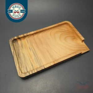 BGWoodworx Large Pine Wood Tobacco Tray (New)