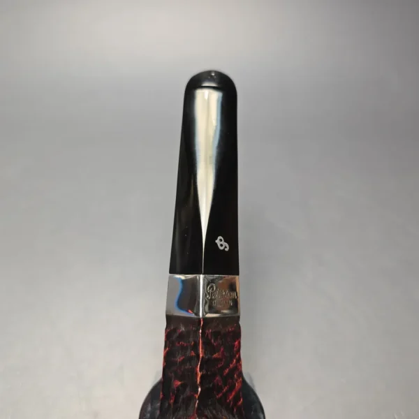 Peterson 2026 Pipe of the Year Rusticated "Large Squat Cad" Bulldog with Silver (New) - Image 7