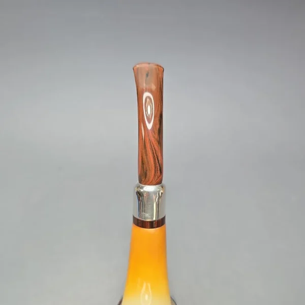 Fikri Baki Magnum Smooth Calabash with Silver and Cumberland (Estate) - Image 8