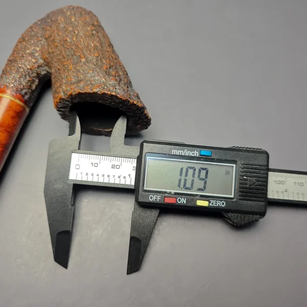 Ascorti Business Large Rusticated Dublin with Briar Shank Extension (Estate) - Image 13