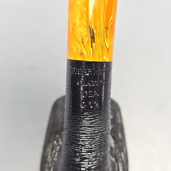 BriarWorks Classic C12 Wire Rusticated Bent Billiard (New) - Image 10