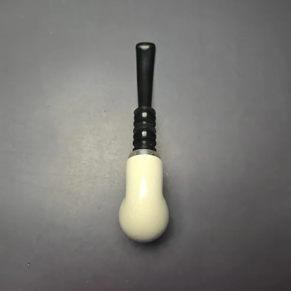 Unknown Reverse Calabash Translucent Meerschaum Billiard with Silver (Unsmoked Estate) - Image 8