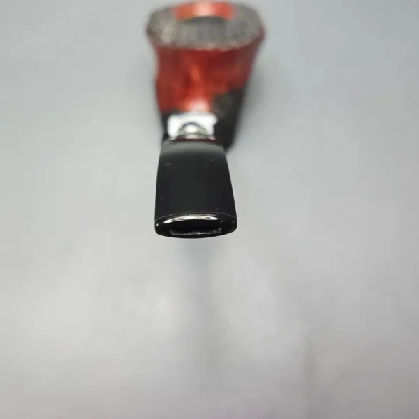 Poul Winslow (E) (Ekstra) Magnum Partially Rusticated Freehand Sitter with Silver and Acrylic (Estate) - Image 5
