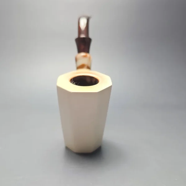 Fikri Baki Large Paneled Cherrywood Sitter with Acrylic and Cumberland (Estate) - Image 3