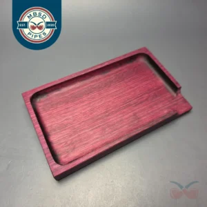 BGWoodworx Small Purpleheart Wood Tobacco Tray (New)