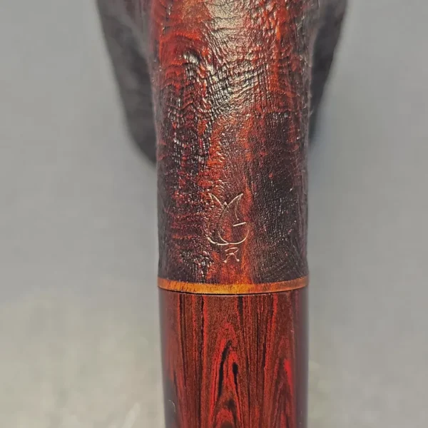 Nate Rose Sandblasted "Cardinal" Bent Billiard (Estate) - Image 10