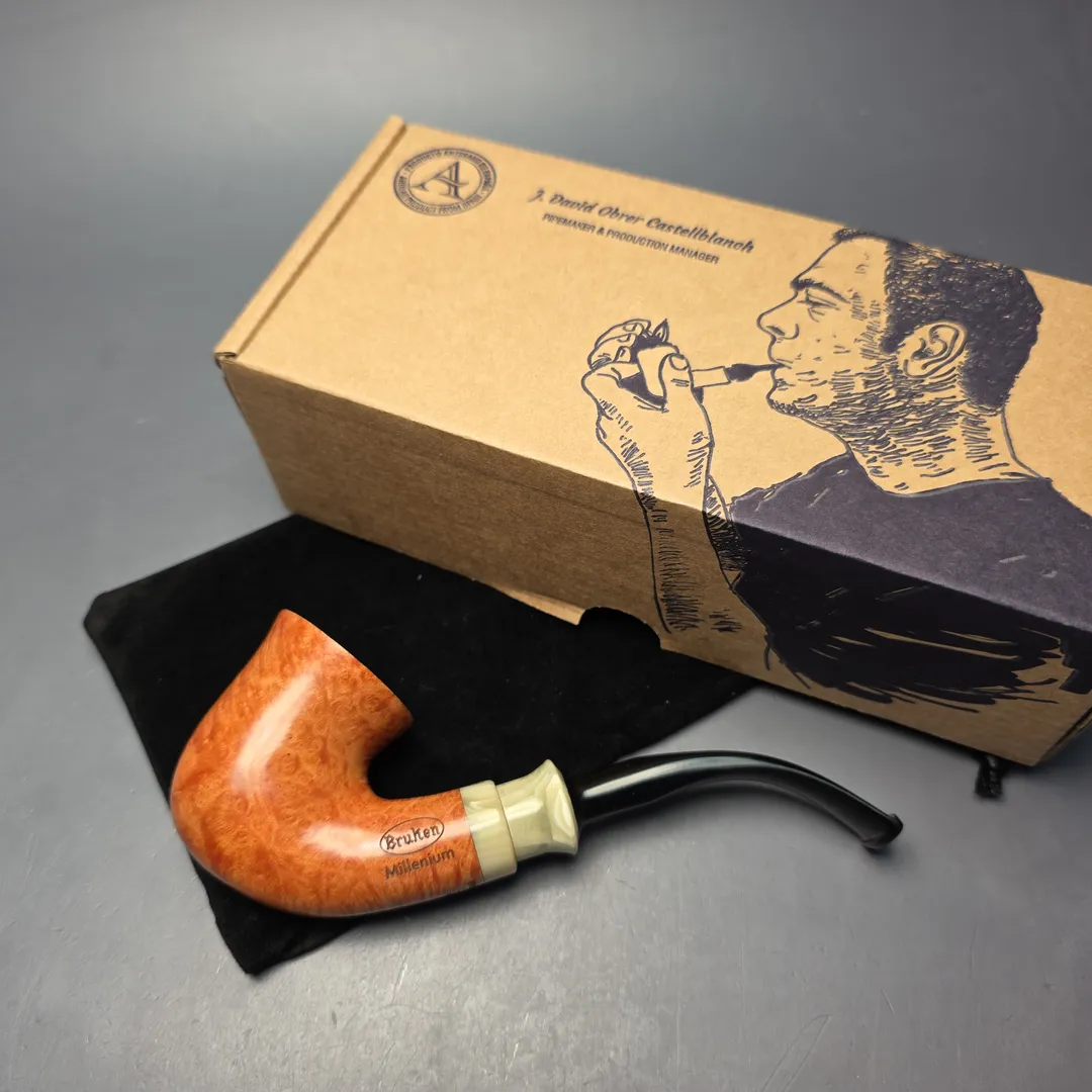 Bruken Millennium Rioja 703 (G4) Smooth Calabash (9mm) (New) - Image 2