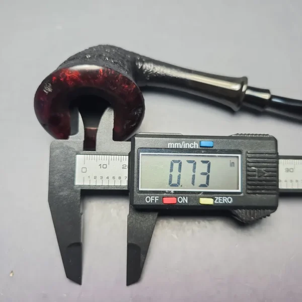 J. Mouton Partially Sandblasted Dublin with Buffalo Horn and Brass (Estate) - Image 11