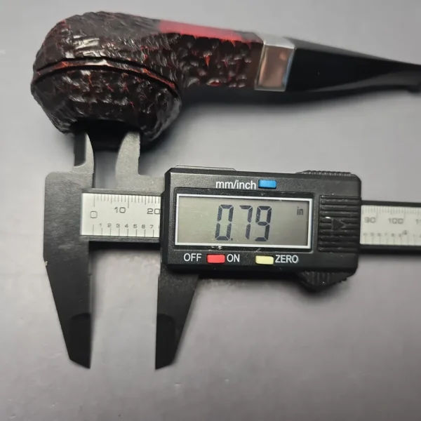Peterson 2026 Pipe of the Year Rusticated "Large Squat Cad" Bulldog with Silver (New) - Image 12