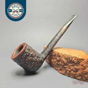 Savinelli Capri Root Briar 804 KS Rusticated Canadian (Estate)