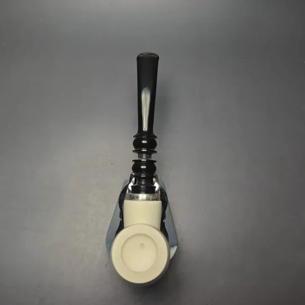 Unknown Reverse Calabash Translucent Meerschaum Billiard with Silver (Unsmoked Estate) - Image 7