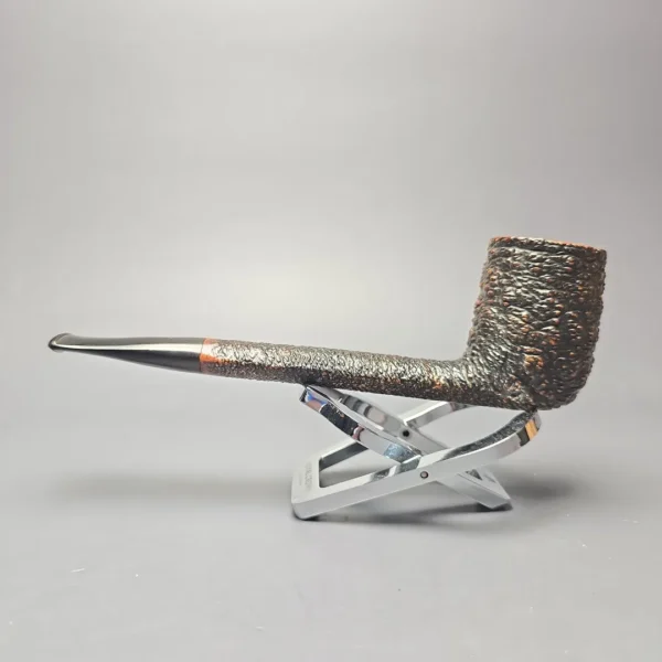Savinelli Capri Root Briar 804 KS Rusticated Canadian (Estate) - Image 4