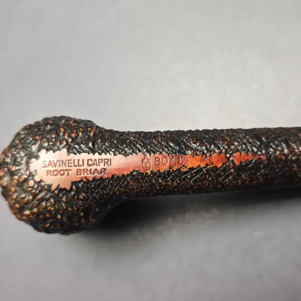 Savinelli Capri Root Briar 804 KS Rusticated Canadian (Estate) - Image 10