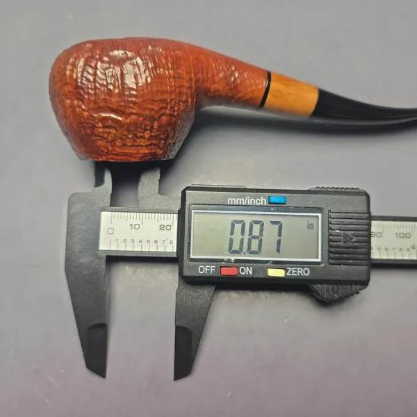 Castello Old Antiquari (3K) Sandblasted Author with Briar Inlay (Estate) - Image 12