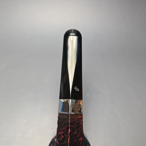 Peterson 2026 Pipe of the Year Rusticated "Large Squat Cad" Bulldog with Silver (New) - Image 7
